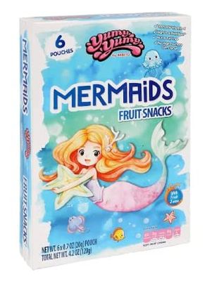 Yumy Yumy Mermaids Fruit Snacks