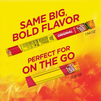 Slim Jim Smoked Meat Sticks, Original Flavor, 6g Protein Per Serving, Snack Size, 0.28 oz. (26 Count)