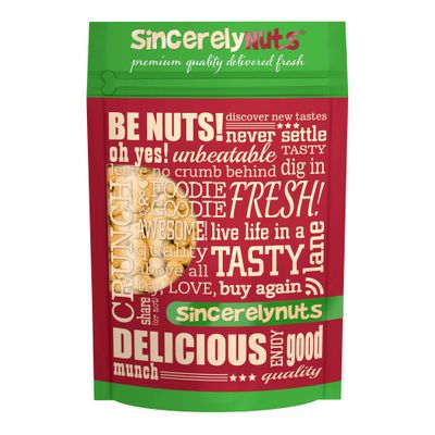 Sincerely Nuts - Large Jumbo Raw Cashews Whole and Unsalted | Two Lb. Bag | Deluxe Kosher Snack Food | Healthy Source of Protein, Vitamin &amp; Nutritional Mineral Content | Gourmet Quality Cashew Nut