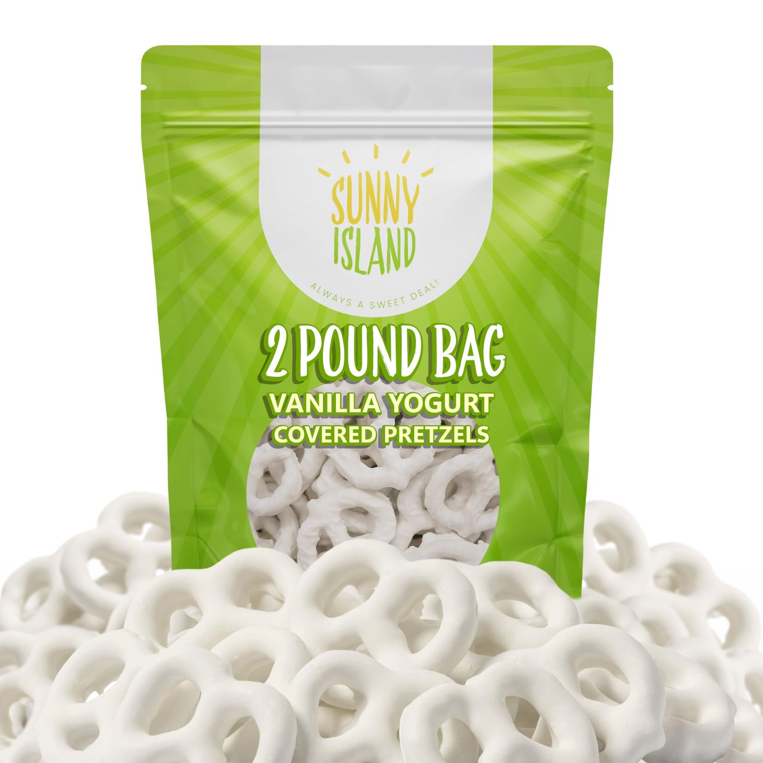 Vanilla Yogurt Covered Pretzels, 2-Pound Bag