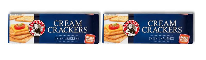 Bakers Cream Crackers 200g (Pack of 2) Imported from South Africa