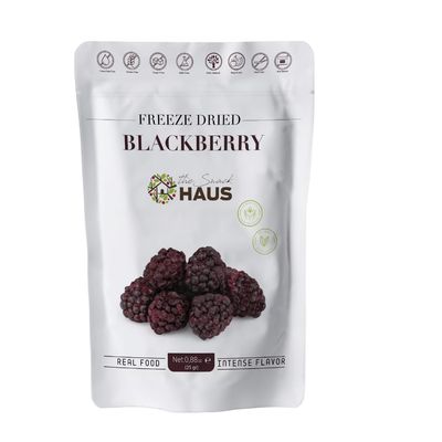 The Snack Haus Freeze-Dried Blackberries 0.88 Oz | All-Natural, No Preservatives | Nutrient-Rich, High Fiber Snack | Perfect for Yogurt, Granola, or On-The-Go (0.88 OzPack)