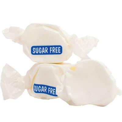 Taffy Town Candies- Sugar Free Vanilla | Gourmet Taffy| Nougat-Style Candy| Soft &amp; Delicious| Sumer Snack Treats| Party Good Candies| 2.5lbs