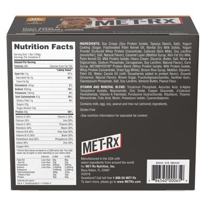 Met-Rx Big 100 Protein Bar, Vanilla Caramel Churro