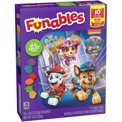 Funables Fruit Snacks 10ct (Pack of 8)