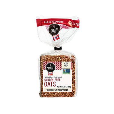 Sigdal Bakeri Gluten Free Oats, Wholegrain Crispbread, 8.29oz (Pack of 4)