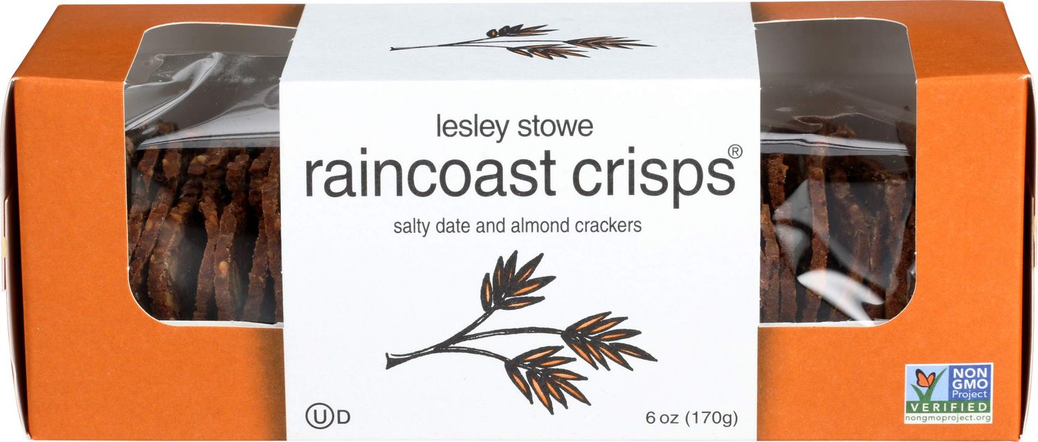 Raincoast Crisps, Salty Date &amp; Almond Crackers, 6 Oz, 6 Oz