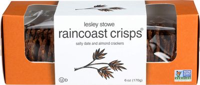 Raincoast Crisps, Salty Date &amp; Almond Crackers, 6 Oz, 6 Oz