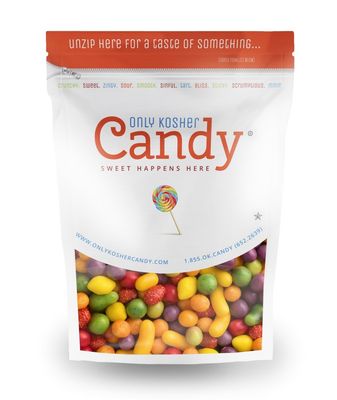 Only Kosher Candy Swiss Petite Fruits Medley (2.5 Pounds) Assorted Colorful Candy for Kids and Adults All Time Snacks, Kosher Certified Delicious Candy