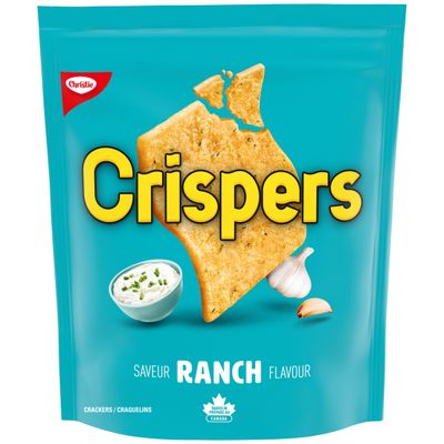 Christie Crispers, Ranch Crackers, 145g5.1 Ounce, Bag, Imported from Canada)