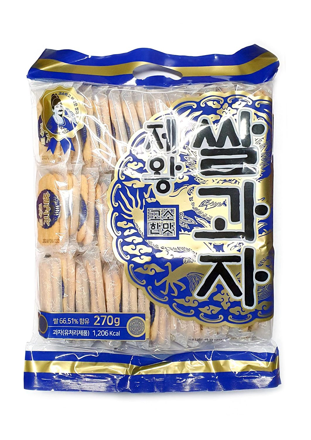 DEAD SKIN K-Food Korean Rice Cracker Savory Flavor Rice Snack Korean Rice Chips Not too Sweet Individually Packaged 270g