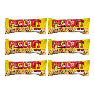 Old Dominion Peanut Bars - 8 Grams of Protein Each - Gift Pack of 6, 1.65 oz. Bars By Lyza&#39;s Sweets &amp; Treats