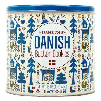 Trader Joe&#39;s - Danish Butter Cookie Tin NET WT.16 OZ