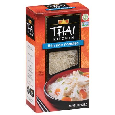 Thai Kitchen Gluten Free Thin Rice Noodles, 8.8 oz (Pack of 6)