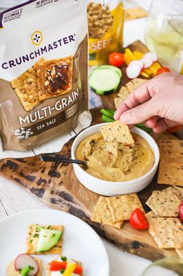 Crunchmaster Gluten-Free Multi-Grain Sea Salt Crackers, 4oz. (Pack of 6)