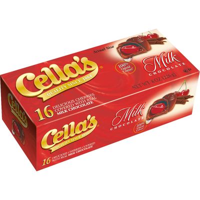 Cella's Cherries Covered with Real Milk Chocolate - 16 CT 8oz