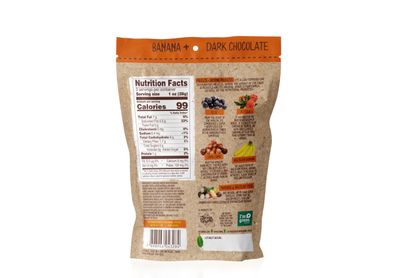 Naturanic Brazilian Dark Chocolate Covered Freeze-Dried Banana Snack, Gluten Free, No sugar, All Natural, Organic, Vegan - Pack of 2