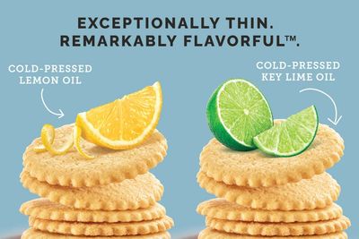 Dewey's Bakery Meyer Lemon & Key Lime Moravian Style Thin Cookies Duo Pack | No Artificial Flavors, Synthetic Colors or Preservatives | Baked in Small Batches | 9oz (Pack of 2)