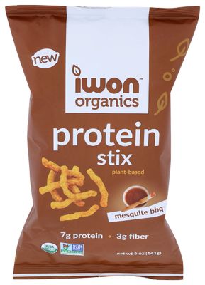 i won Iwon Organics Organic Mesquite BBQ Protein Stix, 5 OZ
