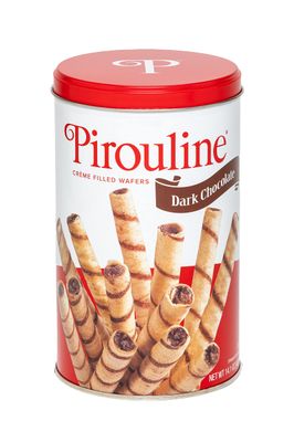 Pirouline Rolled Wafers, Dark Chocolate, New Protective Packaging, 14.1 Ounce Tins (Pack of 3)