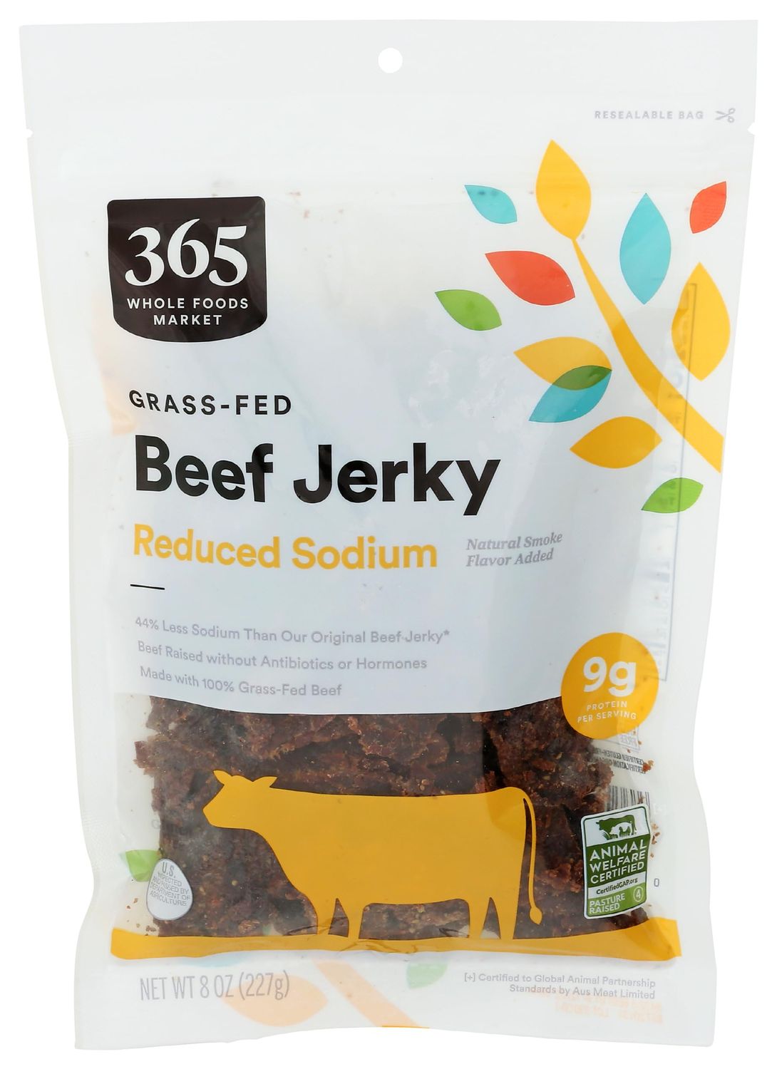 365 by Whole Foods Market, Original Family Size Reduced Sodium Beef Jerky, 8 Ounce