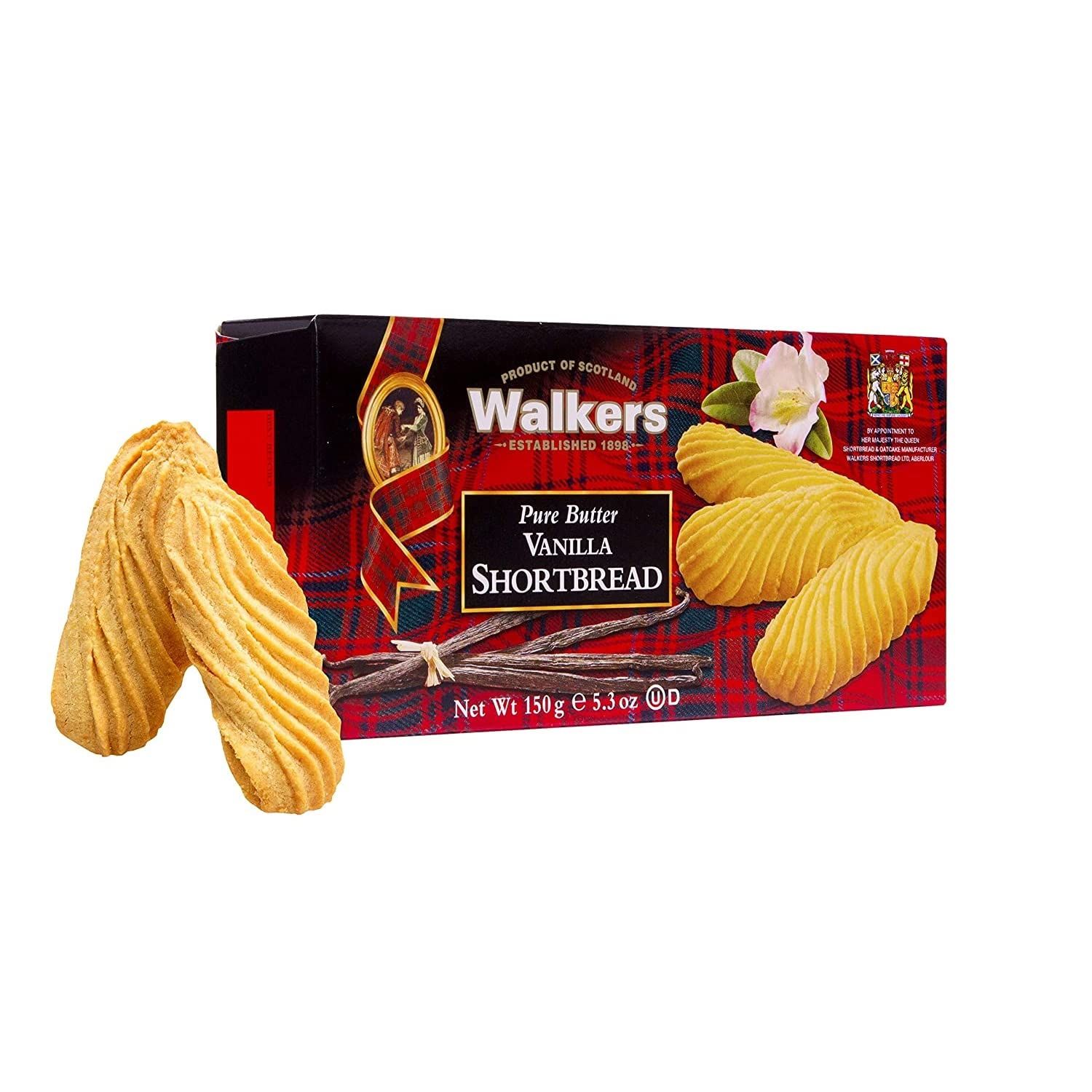 Walkers Shortbread Vanilla 5.3 OZ (Pack of 12)12