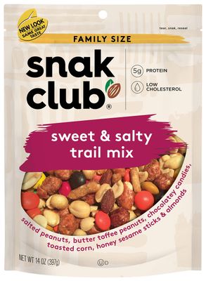 Snak Club Sweet &amp; Salty Trail Mix, Family Size, 14 Ounce