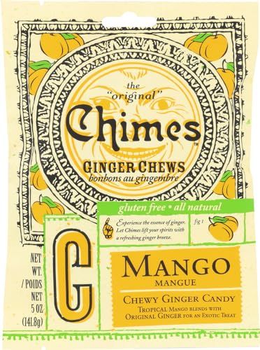 Chimes, Ginger Chews, Mango, 5 oz (141.8 g)