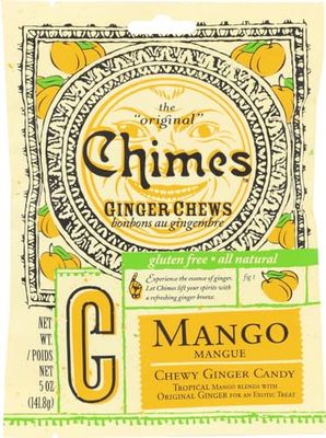 Chimes, Ginger Chews, Mango, 5 oz (141.8 g)