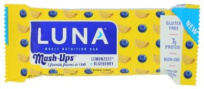Luna - Bar Mshup Lemon Blubry - Case of 15 - 1.69 OZ