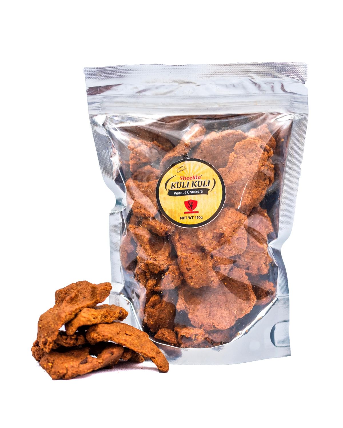 Generic Kulikuli - Sheelda Tasty Spicy Crunchy Nigerian Peanut Crackers 5.2oz150g