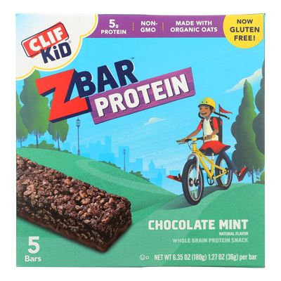 Clif Kid Zbar 5ct Prtn Choc Mint