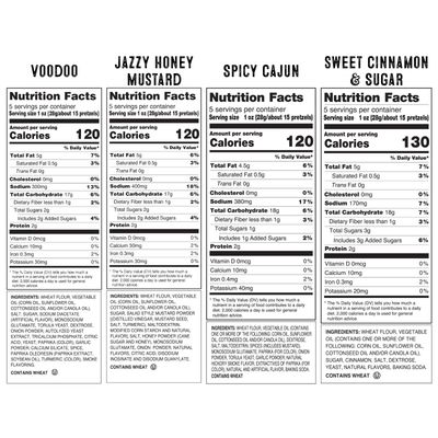 Zapps Pretzel Stix Variety Pack, 16 oz., 4 Count