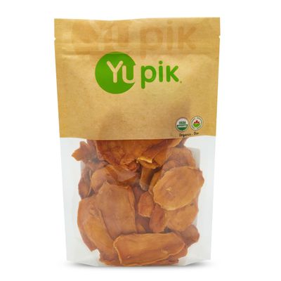 Yupik Organic Sliced Mango, 1 lb, Pack of 6, Non-GMO, Vegan, Gluten-Free, Kosher, Tropical Dried Fruits, Thin Mango Slices, No Sugar Added, Sulphite-Free, Healthy Snacks, Tasty Topping