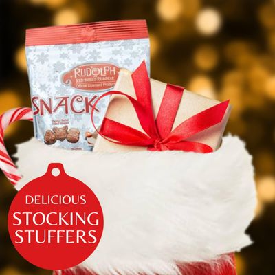 Holiday Rudolph Snack Mix, On-the-Go Sweet and Savory Treats, Stocking Stuffer, Christmas Bowl Filler, and More, 3 Pack, 3 Ounces