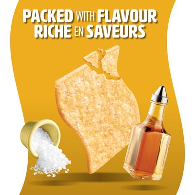 CRISPERS Salt &amp; Vinegar Family Size 240 g (Imported from Canada)