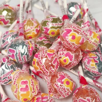 Ball Popz 60ct Tub - Assorted Flavors, Sugar-Free, Dental-Friendly Lollipops for Guilt-Free and Flavorful Snacking