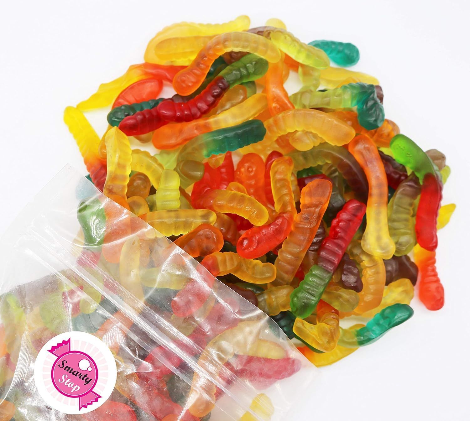 Smarty Stop Gummy Collection (Assorted Fruit Worm, 2 LB)
