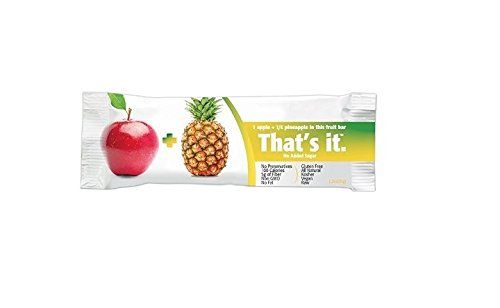 That's It Fruit Bars, Apple and Pineapple, Pack of 24 (2 Cases)