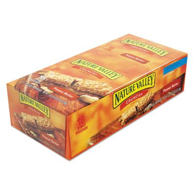 Nature Valley Crunchy Granola Bars, Peanut Butter, 1.49 oz, 18 ct, 36 bars