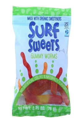 SURF SWEETS Gummy Worms, 2.75 OZ