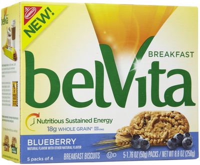 Belvita Blueberry Biscuit, 1.76 oz, 5 ct, 2 pk