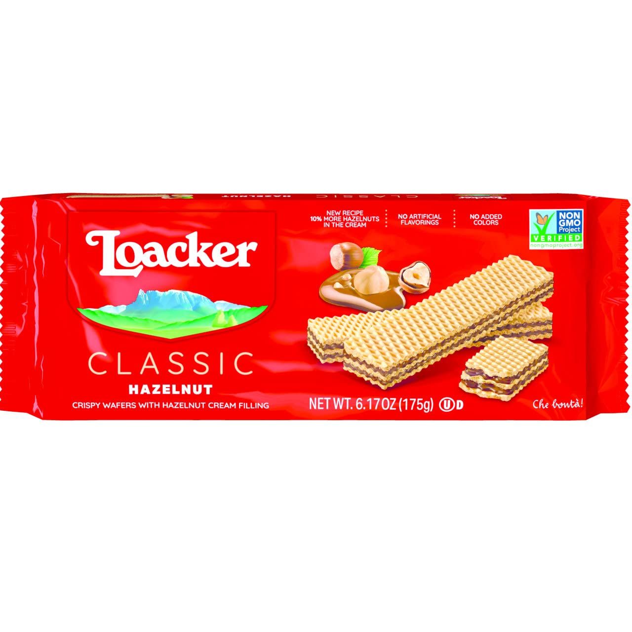 Loacker Hazelnut Wafers, 6.2000-ounces 6.17 Ounce (Pack of 9)