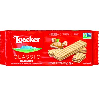 Loacker Hazelnut Wafers, 6.2000-ounces 6.17 Ounce (Pack of 9)