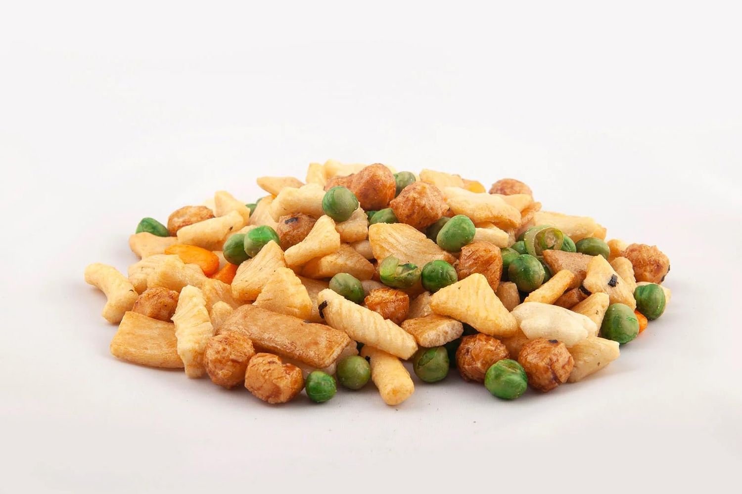 US Snacks Rice Crackers, Oriental Rice Crackers With Green Peas, Crispy Savory Snack Delight (1 Pound (Pack of 1))