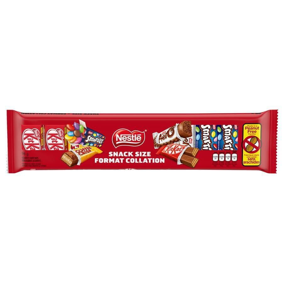 Assorted Favorite Snack Size Chocolate Bars, 9 Bars, 91g3.2 oz. Package