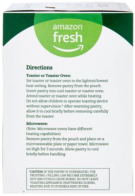 Amazon Fresh, Frosted Fudge Toaster Pastries, 8 Count