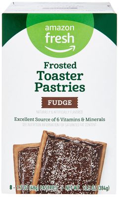 Amazon Fresh, Frosted Fudge Toaster Pastries, 8 Count