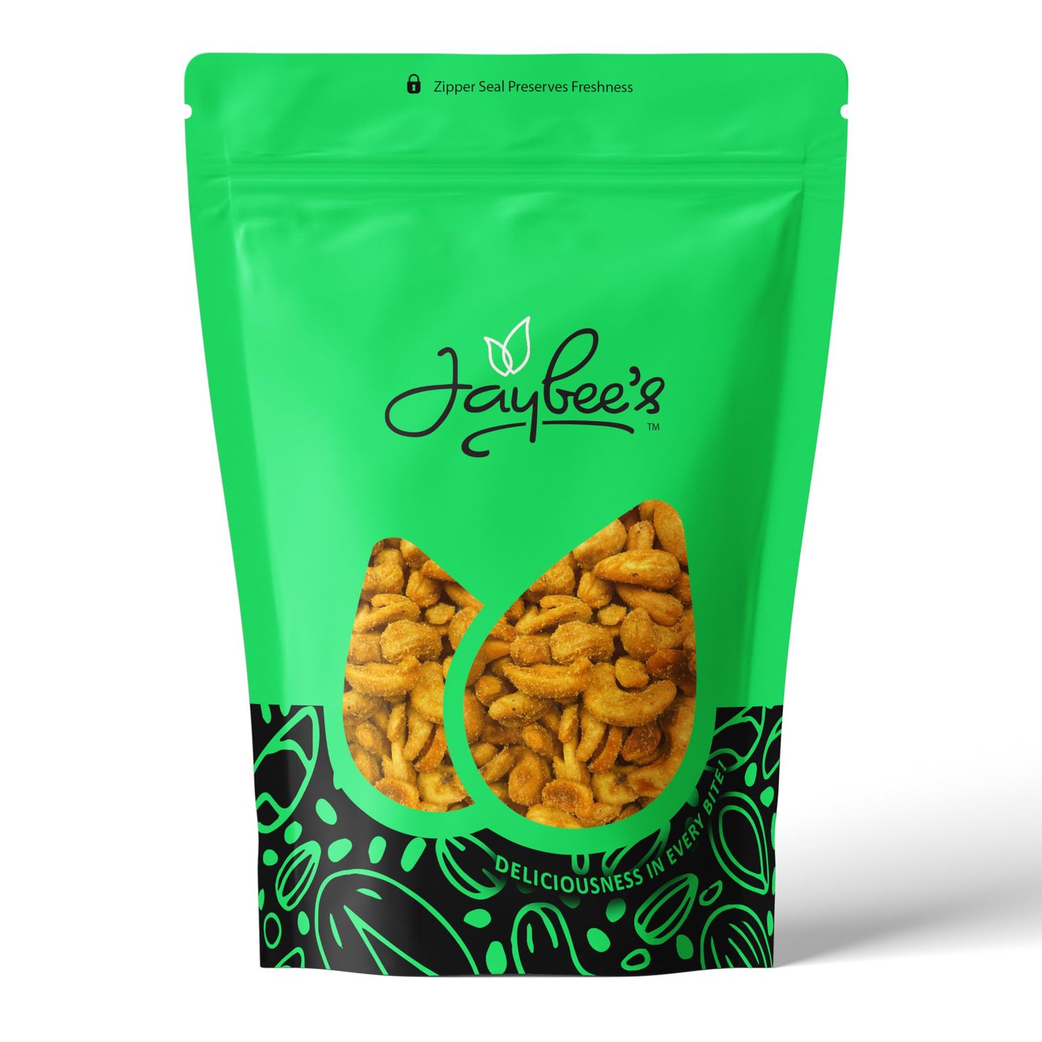 Chili Lime Cashews (24 oz) - Spicy &amp; Tangy Flavored Cashew | Resealable Bag | Gourmet Roasted Nuts | Perfect Snack for On-the-Go, Parties, and Gifting | High Protein | Healthy Snacking | Jaybee&#39;s Nuts