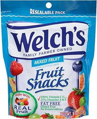 WELCHS Fruit Snacks, Mixed Fruit, 8 Ounce - 4 PACK